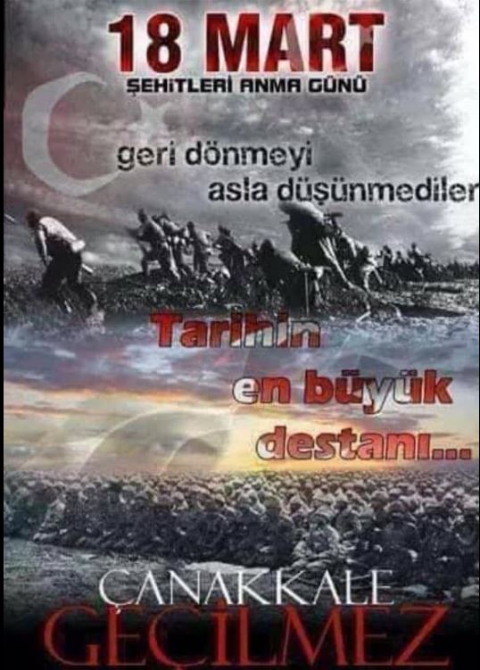 Çanakkale geçilmez.